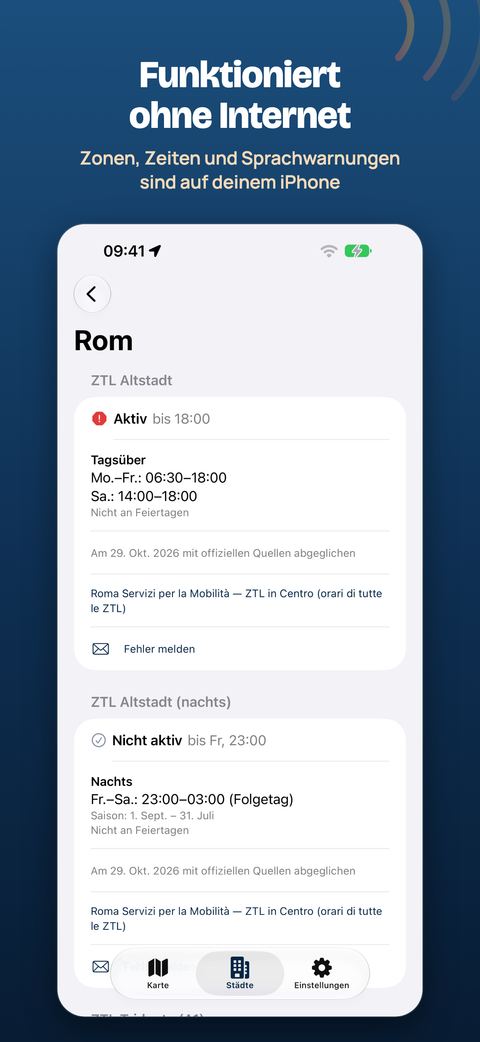 Funktioniert ohne Internet