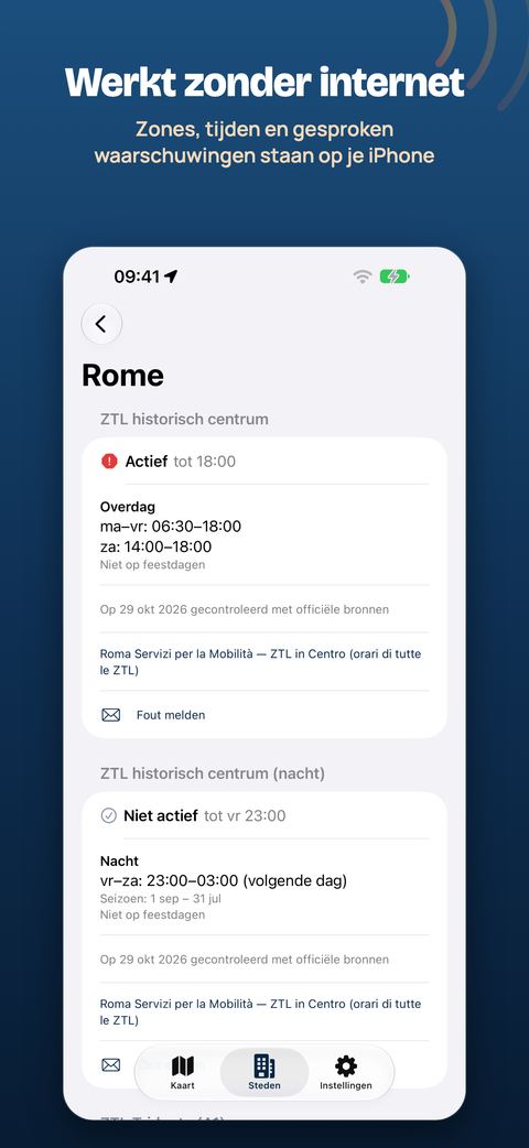 Werkt zonder internet